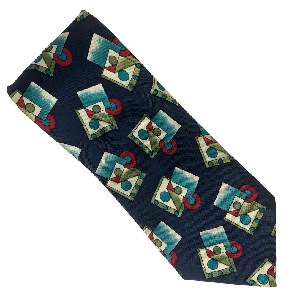 Abstract Shape Clusters Tie - Picture 2 of 6